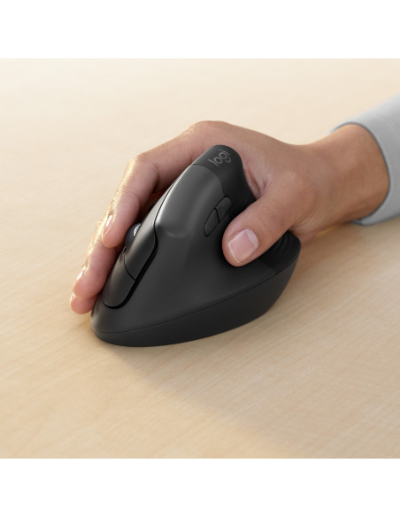 Logitech Lift for Business mouse Ufficio Mano destra RF senza fili + Bluetooth Ottico 4000 DPI