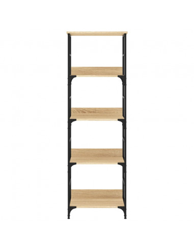 Libreria Rovere Sonoma 50x33x153 cm in Legno Multistrato