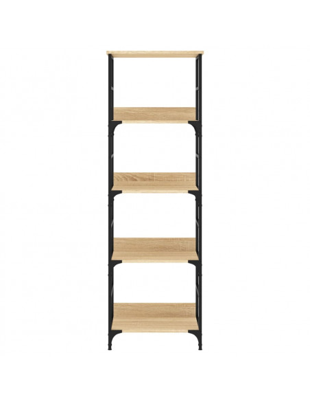 Libreria Rovere Sonoma 50x33x153 cm in Legno Multistrato
