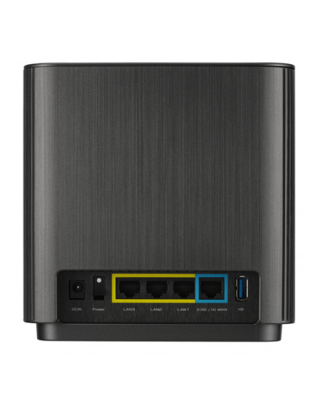 ASUS ZenWiFi AX (XT9) AX7800 1er Pack Schwarz Banda tripla (2.4 GHz/5 GHz/5 GHz) Wi-Fi 6 (802.11ax) Nero 4 Interno