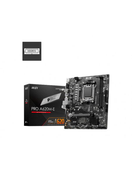 MSI PRO A620M-E scheda madre AMD A620 Socket AM5 micro ATX