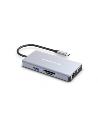 Conceptronic DONN20G Cablato USB 3.2 Gen 1 (3.1 Gen 1) Type-C Grigio
