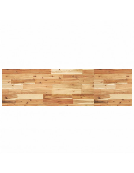 Ripiano a Parete 140x40x4cm Legno Massello Acacia Rifinito Olio