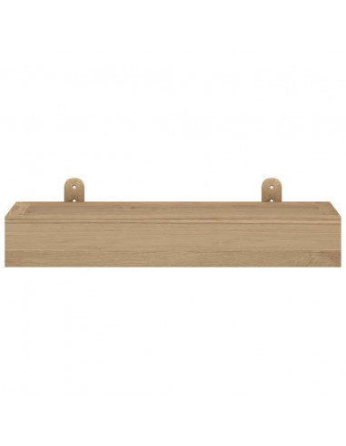 Mensole da Parete 2 pz 40x15x6 cm in Legno Massello di Teak