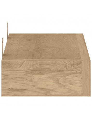 Mensole da Parete 2 pz 40x15x6 cm in Legno Massello di Teak