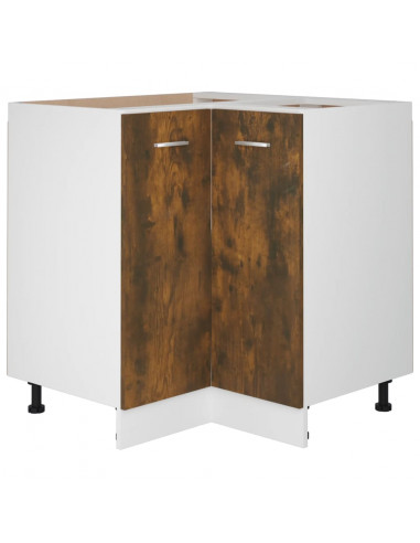 Armadietto Cucina Rovere Fumo 75,5x75,5x80,5 cm in Legno