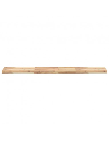 Mensole da Parete 4 pz 120x30x4 cm Legno Acacia Non Trattato