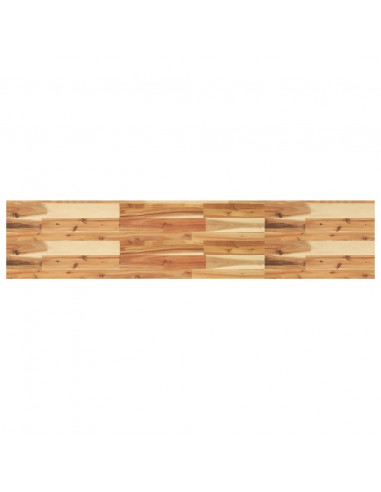 Ripiano a Parete 140x30x4cm Legno Massello Acacia Rifinito Olio