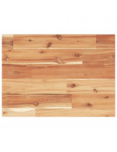 Ripiano a Parete 40x30x2 cm Legno Massello Acacia Rifinito Olio 2