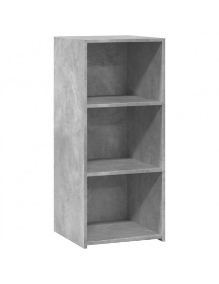 Credenza Grigio Cemento 40x41x93 cm in Legno Multistrato