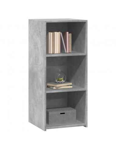 Credenza Grigio Cemento 40x41x93 cm in Legno Multistrato