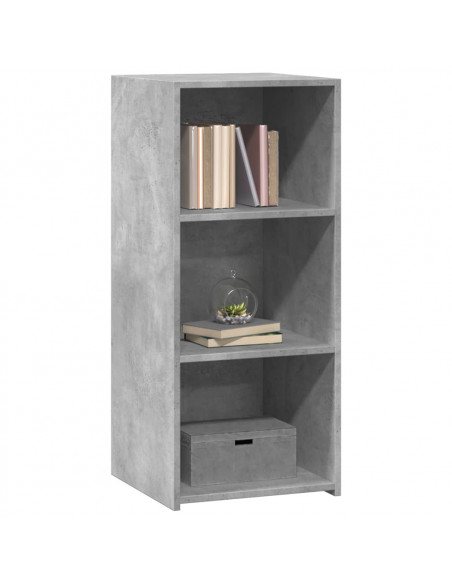 Credenza Grigio Cemento 40x41x93 cm in Legno Multistrato