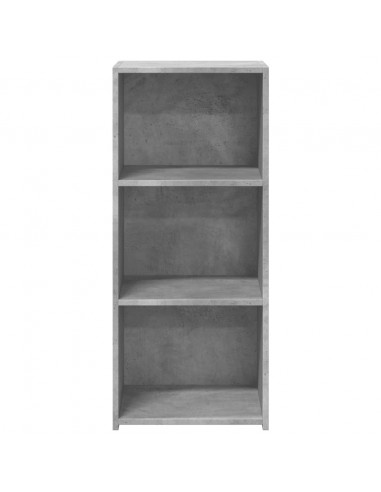 Credenza Grigio Cemento 40x41x93 cm in Legno Multistrato