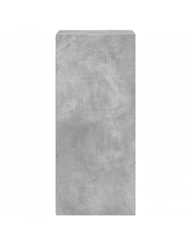 Credenza Grigio Cemento 40x41x93 cm in Legno Multistrato