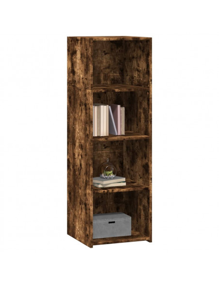 Credenza Rovere Fumo 40x41x124cm in Legno Multistrato