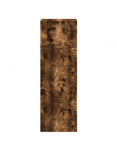 Credenza Rovere Fumo 40x41x124cm in Legno Multistrato