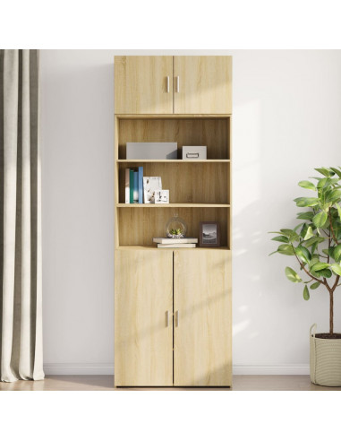 Mobile a Parete Rovere Sonoma 80x42,5x40 cm Legno Multistrato