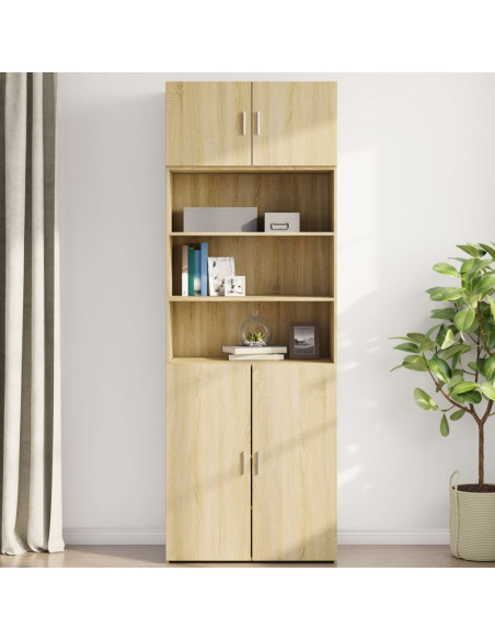 Mobile a Parete Rovere Sonoma 80x42,5x40 cm Legno Multistrato
