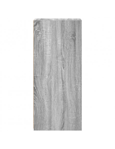 Credenza Grigio Sonoma 30x41x93 cm in Legno Multistrato
