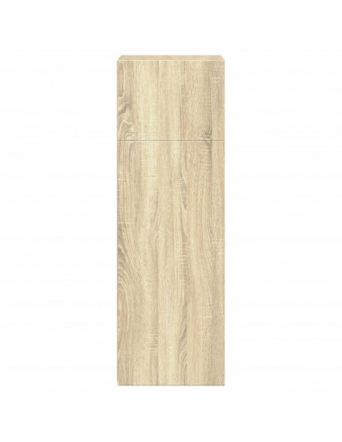 Credenza Rovere Sonoma 45x41x124 cm in Legno Multistrato