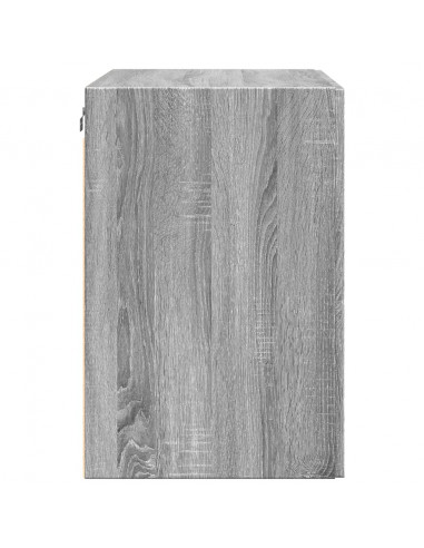 Mobile a Parete Grigio Sonoma 80x42,5x64cm in Legno Multistrato