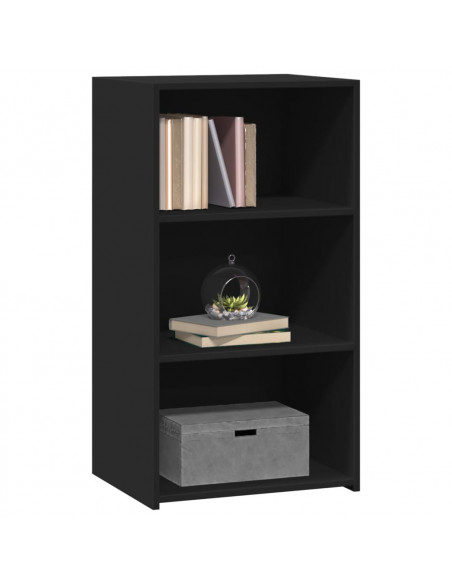 Credenza Nera 50x41x93 cm in Legno Multistrato