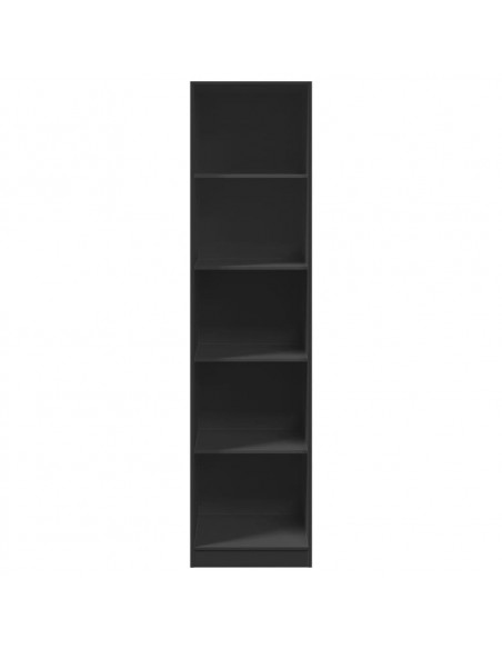 Armadio Nero 50x50x200 cm in Legno Multistrato