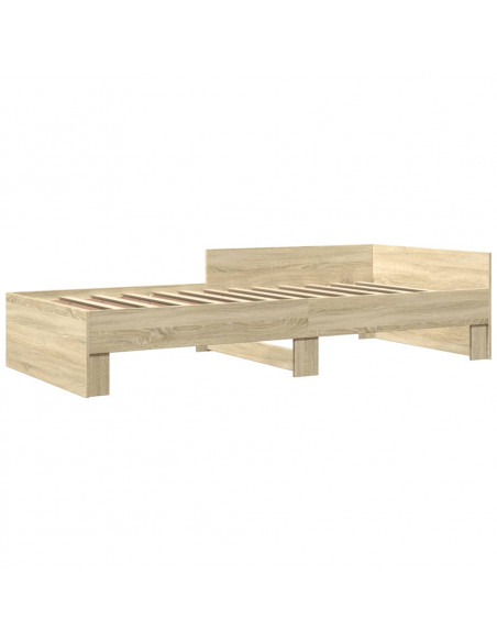 Giroletto senza Materasso Rovere Sonoma 100x200cm in Truciolato