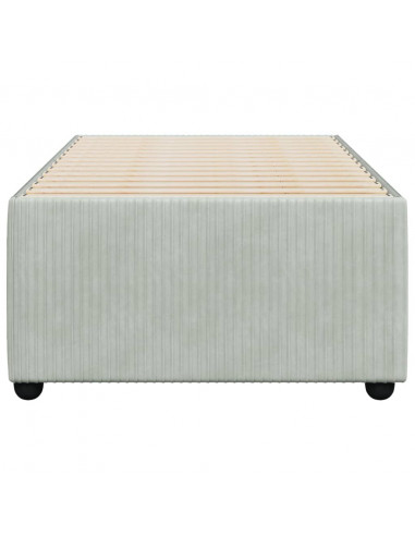 Giroletto Grigio Chiaro 80x200 cm in Velluto