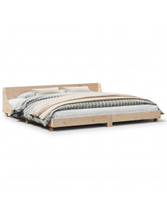 Giroletto con Testiera 180x200 cm Massello Pino 2