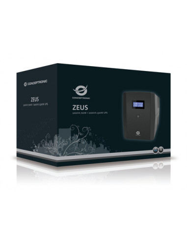 Conceptronic ZEUS03EM gruppo di continuità (UPS) A linea interattiva 1,2 kVA 720 W 5 presa(e) AC