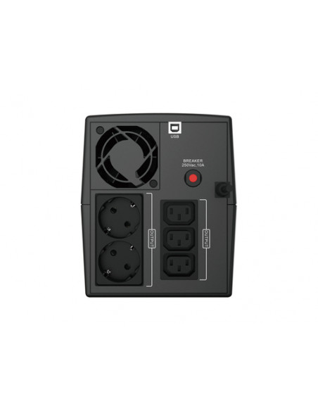 Conceptronic ZEUS03EM gruppo di continuità (UPS) A linea interattiva 1,2 kVA 720 W 5 presa(e) AC