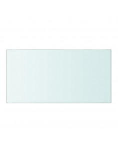 Mensola in Vetro Trasparente 40x20 cm 2