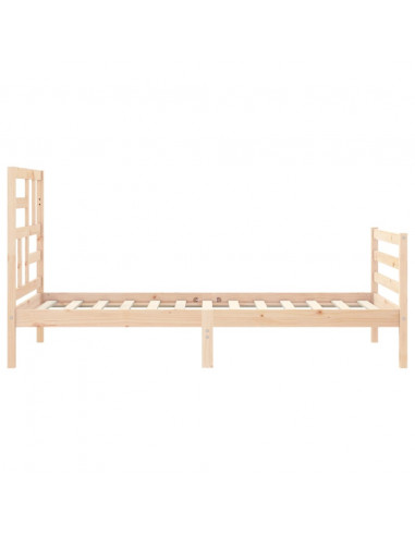 Giroletto con Testiera Small Single in Legno Massello