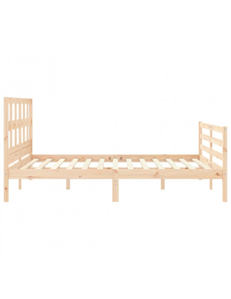 Giroletto con Testiera 160x200 cm in Legno Massello
