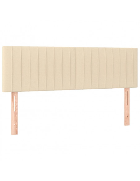 Testiere 2 pz Crema 72x5x78/88 cm in Tessuto