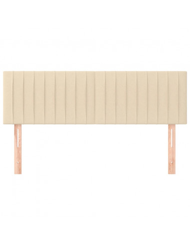 Testiere 2 pz Crema 72x5x78/88 cm in Tessuto