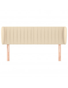 Testiera ad Orecchio Crema 147x23x78/88 cm in Tessuto 2