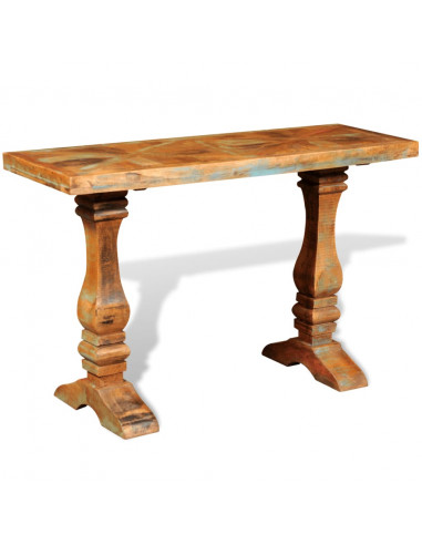 Tavolo Consolle in Legno Massello Recuperato