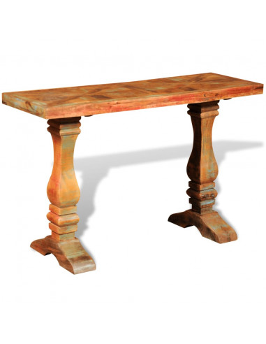 Tavolo Consolle in Legno Massello Recuperato