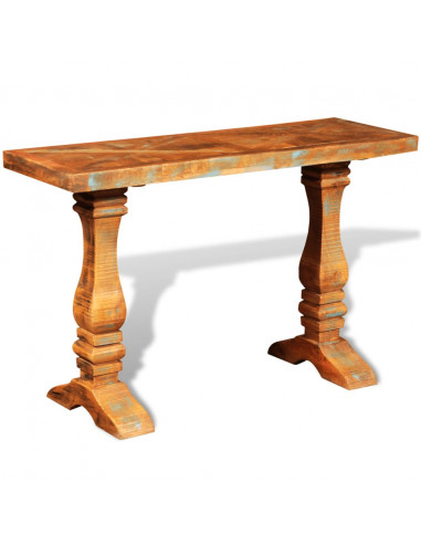 Tavolo Consolle in Legno Massello Recuperato