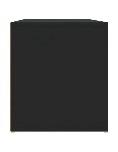 Mobile Angolare Nero 160x40x45 cm in Truciolato