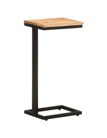 Tavolini Laterali 2 pz 31,5x24,5x64,5 cm Massello d'Acacia