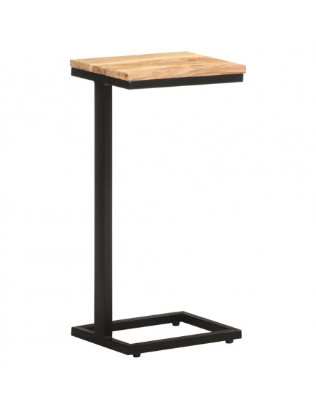 Tavolini Laterali 2 pz 31,5x24,5x64,5 cm Massello d'Acacia