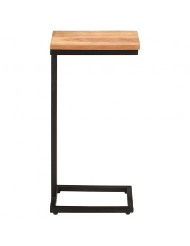 Tavolini Laterali 2 pz 31,5x24,5x64,5 cm Massello d'Acacia