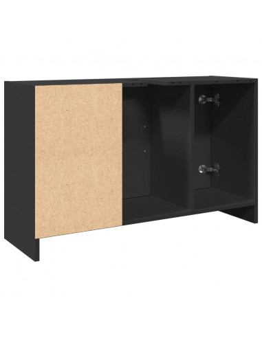 Mobile Lavabo Nero 90x29x55 cm in Truciolato