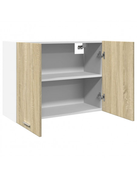 Mobile Pensile Rovere Sonoma 80x31x60 cm in Legno Multistrato