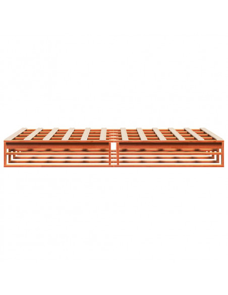 Giroletto Marrone Cera 140x190 cm in Legno Massello di Pino