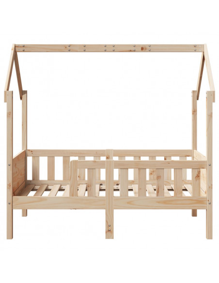 Giroletto Casetta per Bambini 80x160 cm Legno Massello di Pino