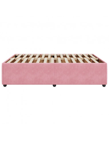 Giroletto Rosa 160x200 cm in Velluto